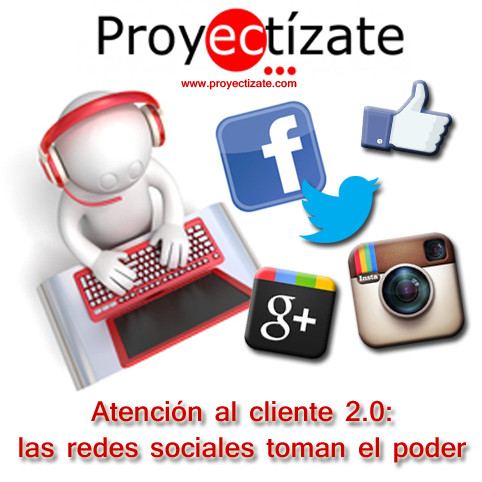 Atención al Cliente 2.0 en redes sociales Proyectizate Community Manager Alcoy Alicante Murcia Posicionamiento