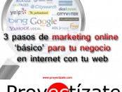 3 pasos basicos para márketing online proyectizate