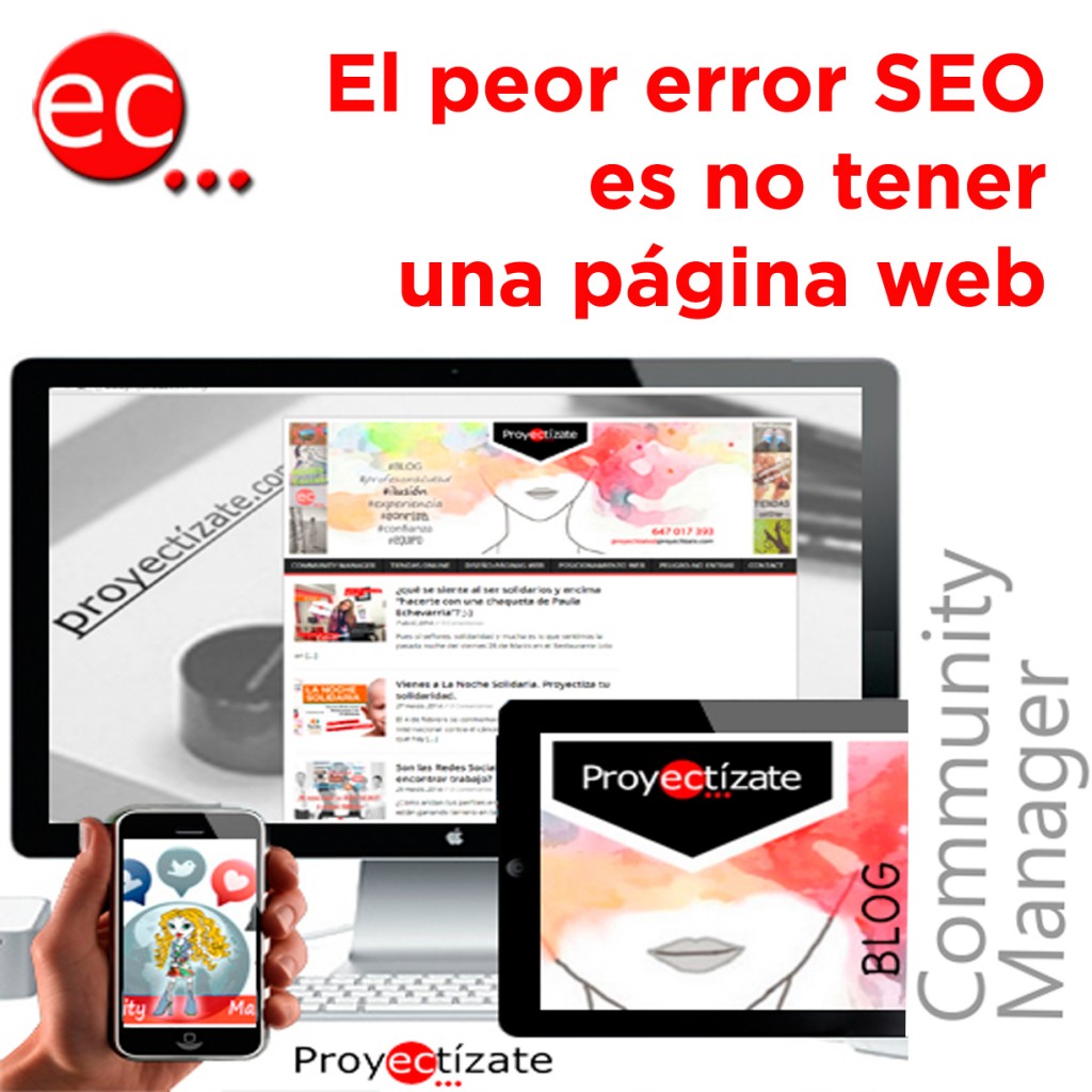 El peor error SEO es no tener web