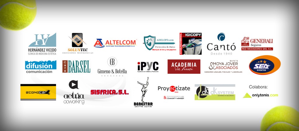 Patrocinadores oficiales Liga padel Alcoi