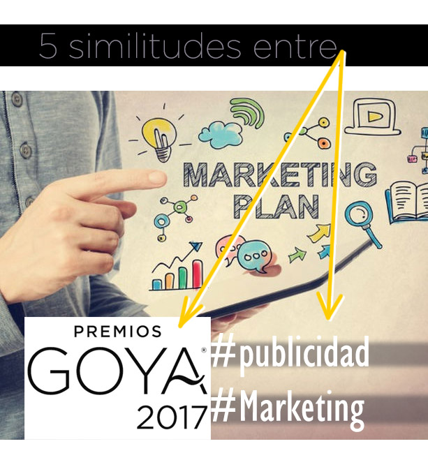 marketing y premios Goya - parecidos