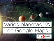 planetas en google maps